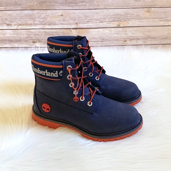 timberland 6 inch logo collar boot